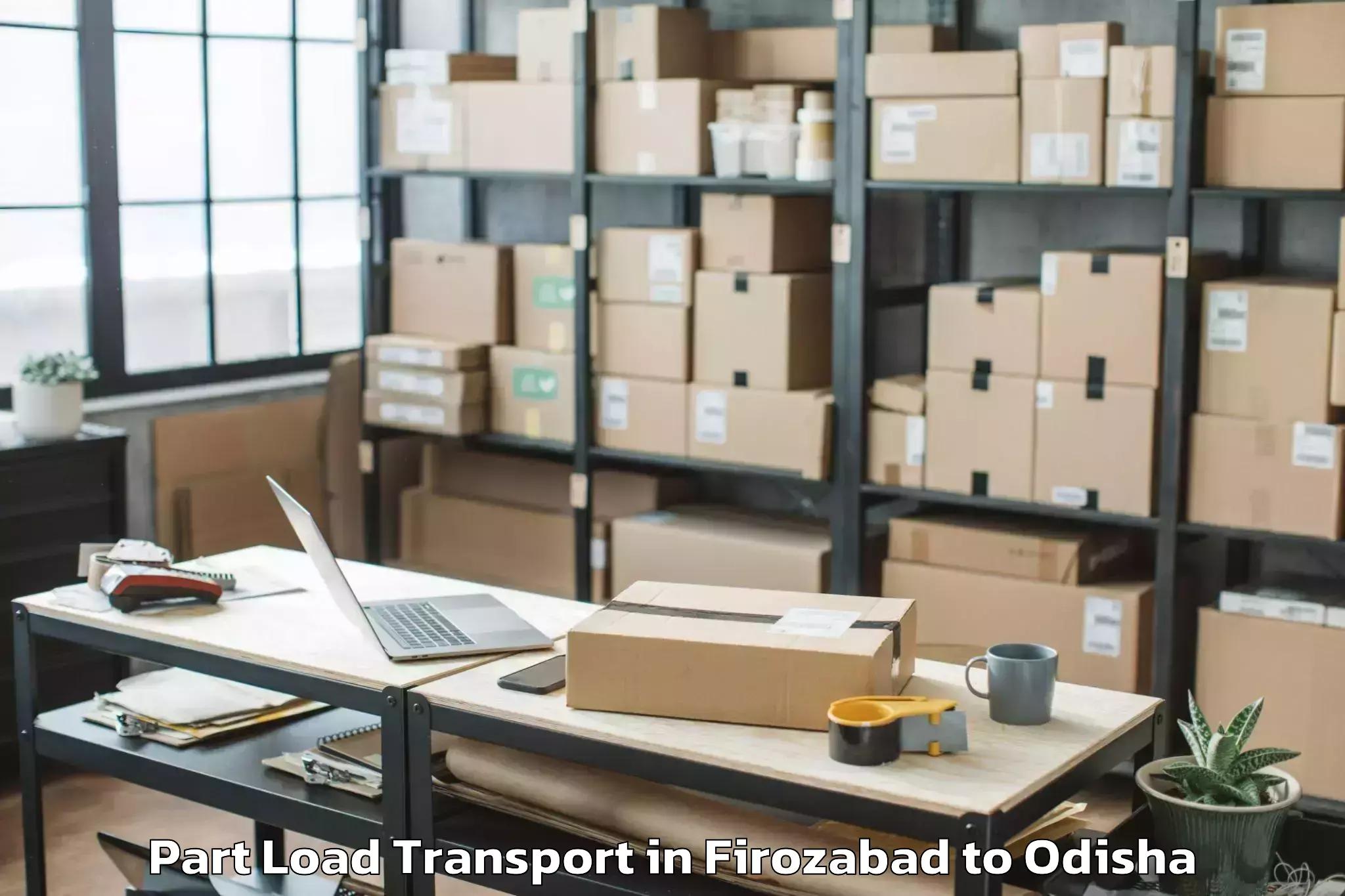 Book Your Firozabad to Nikirai Part Load Transport Today